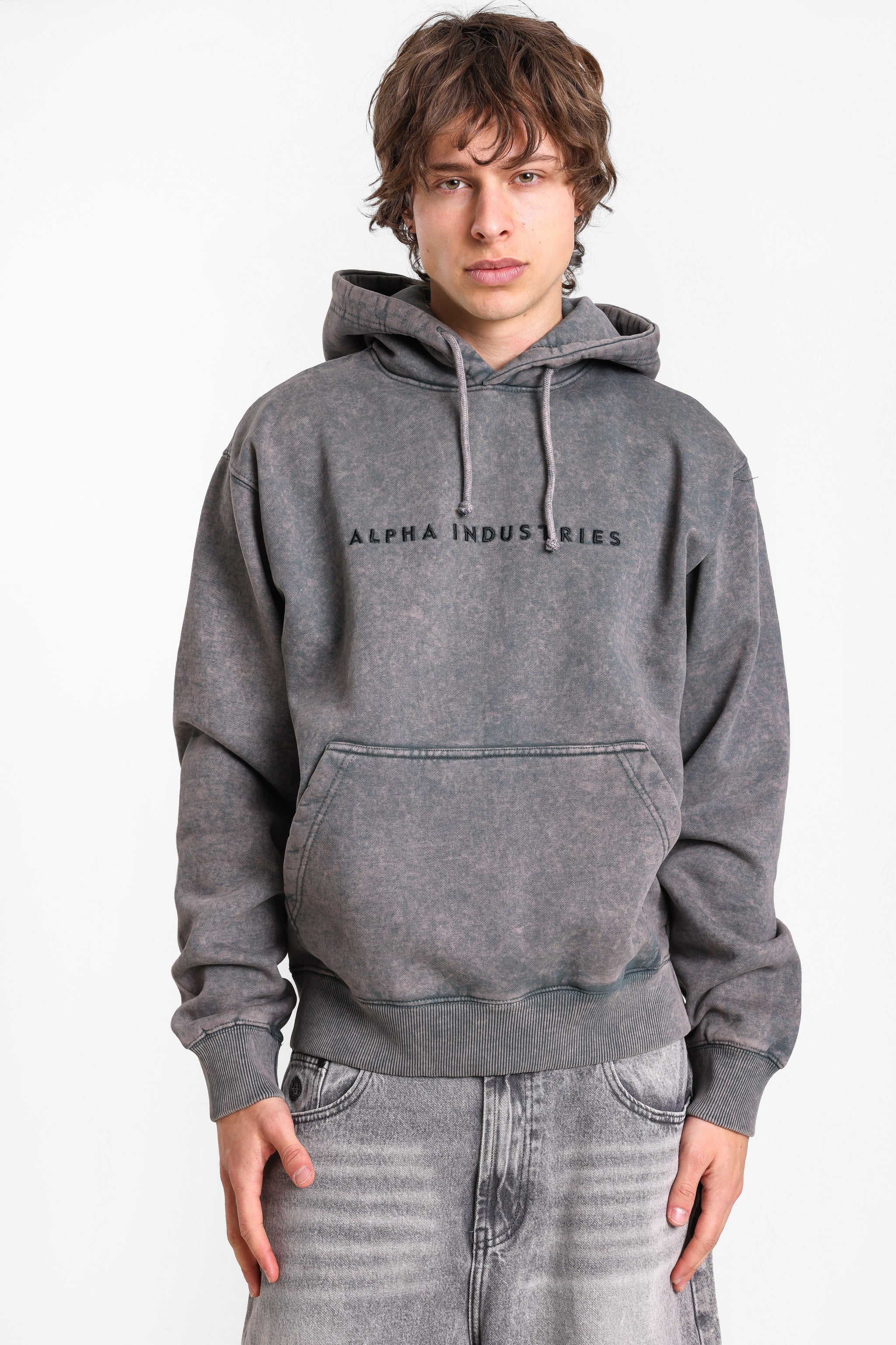 Kapuzensweatshirt - Vintage Grey