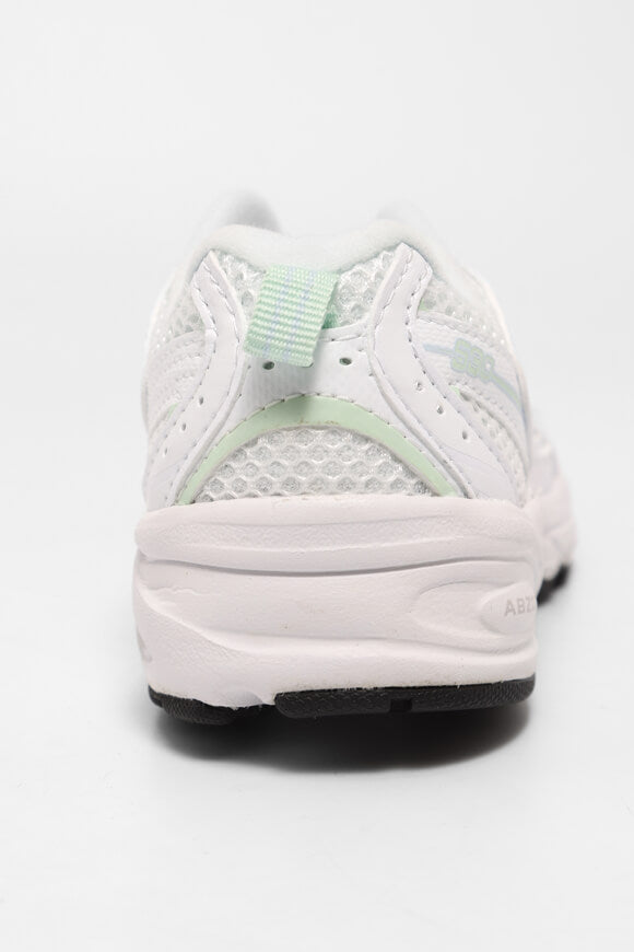P 530 Seasonal Kids Sneaker - White + Light Green