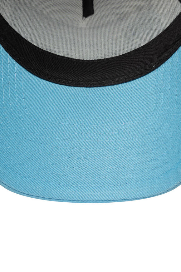 Monaco Trucker Cap / Snapback - White + Light Blue + Black