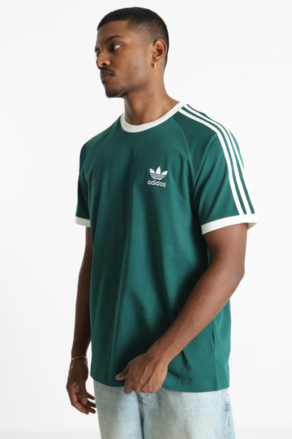 T-shirt Adicolor Classics 3-Stripes - Vert Collegiate