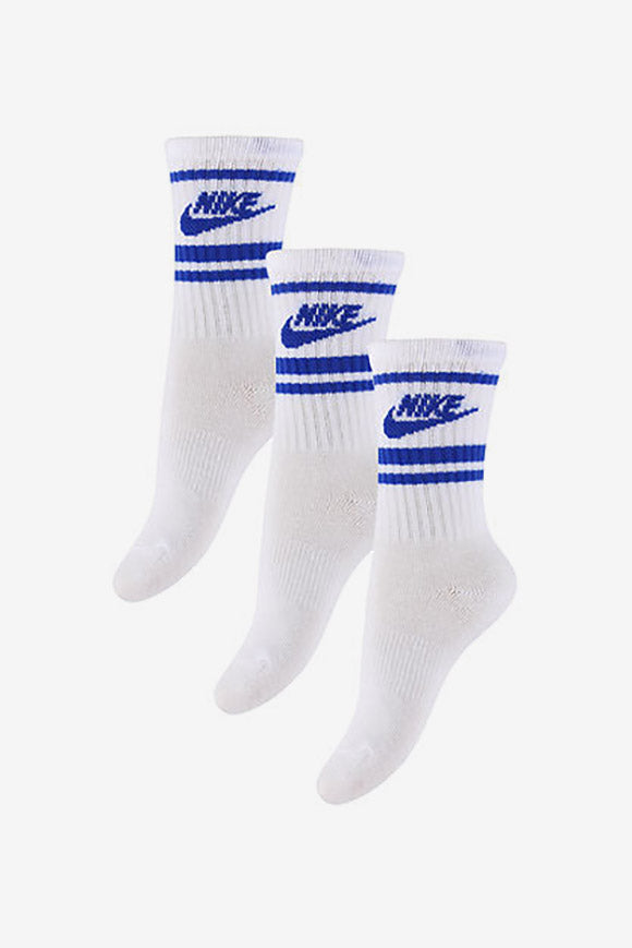 Dreierpack Kids Socken - White + Game Royal