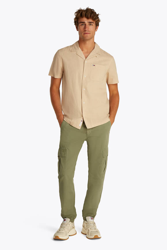 Leinenhemd - Newsprint