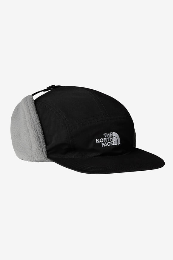 Yumiori gefütterte Trapper cap - Black + Smoke Grey