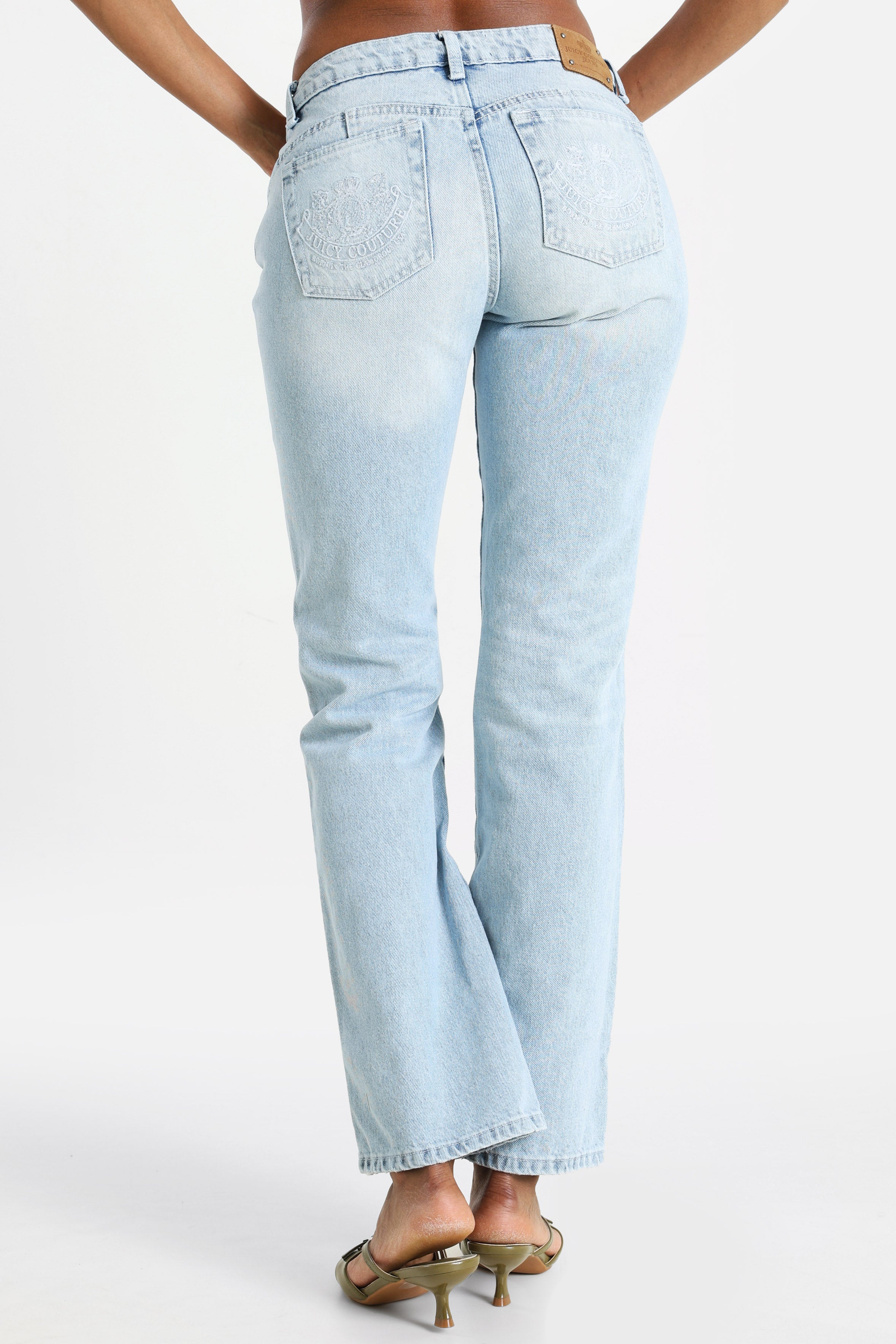 Bootcut Jeans - Light Wash Blue