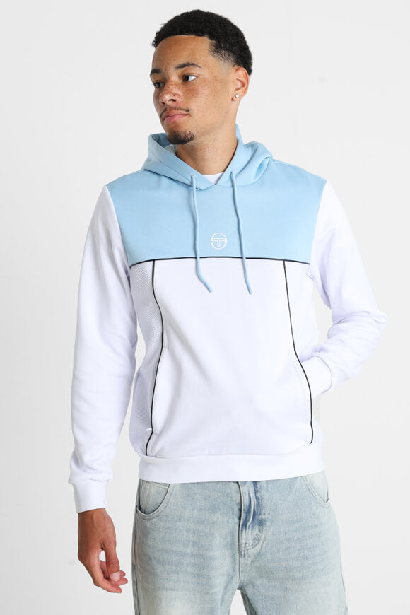 Deriva Kapuzenshirt - White + Blue Bell