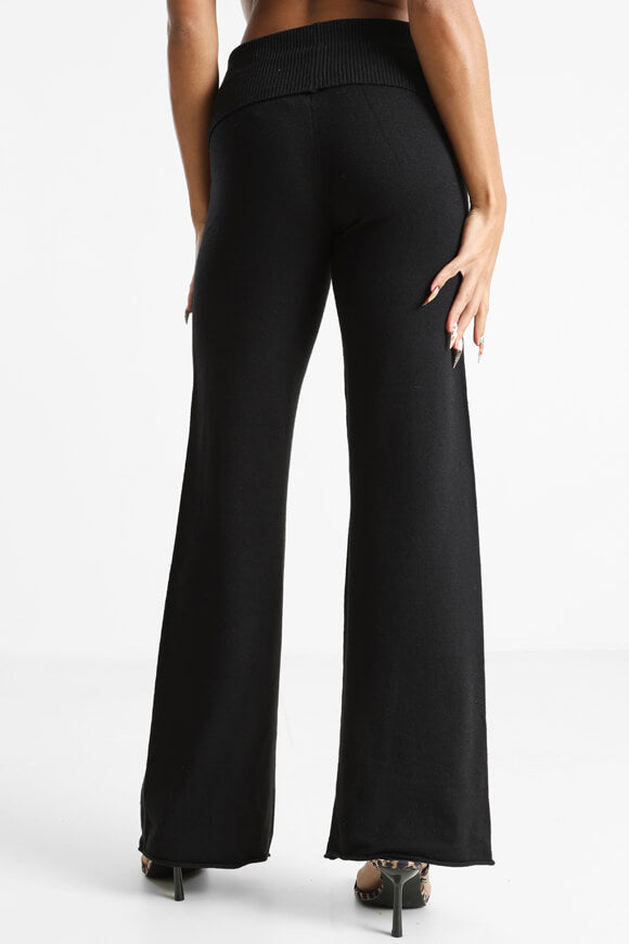 Knitted trousers - Black