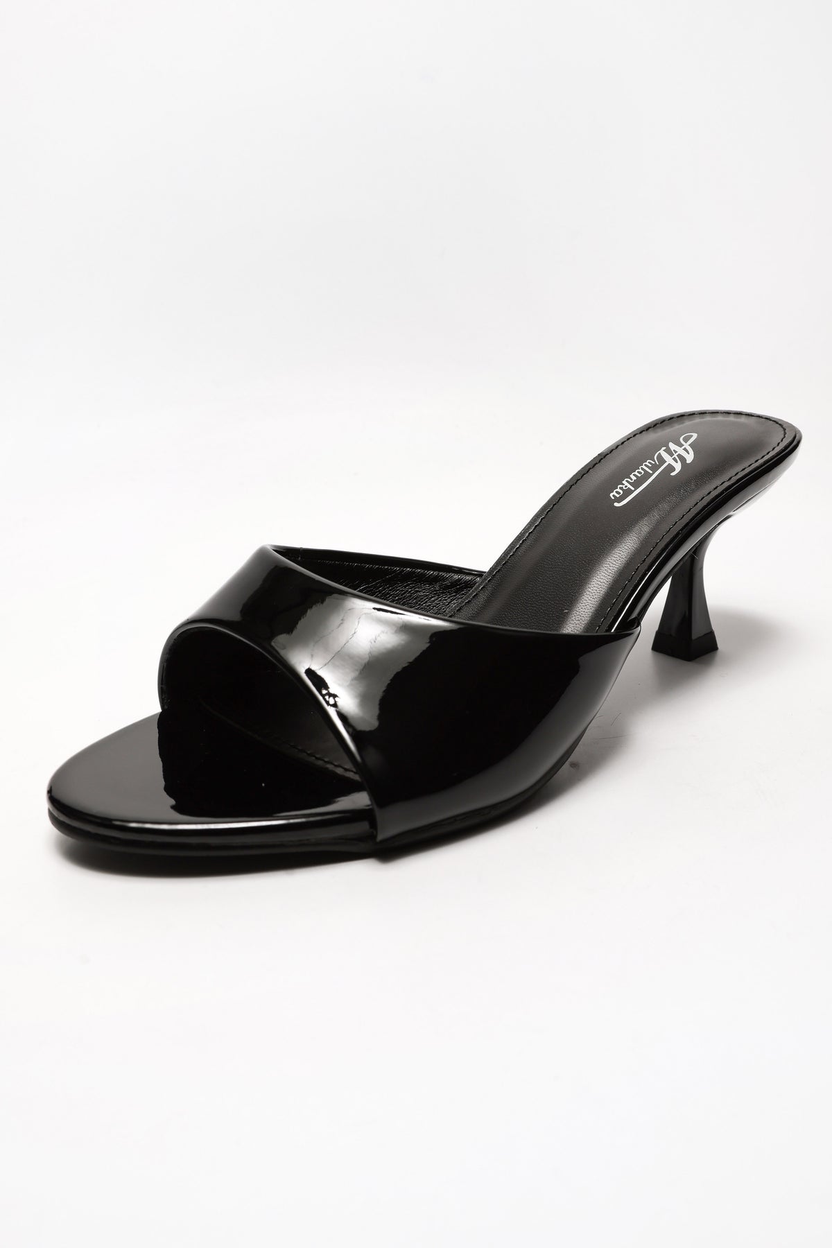 Patent mules - Black
