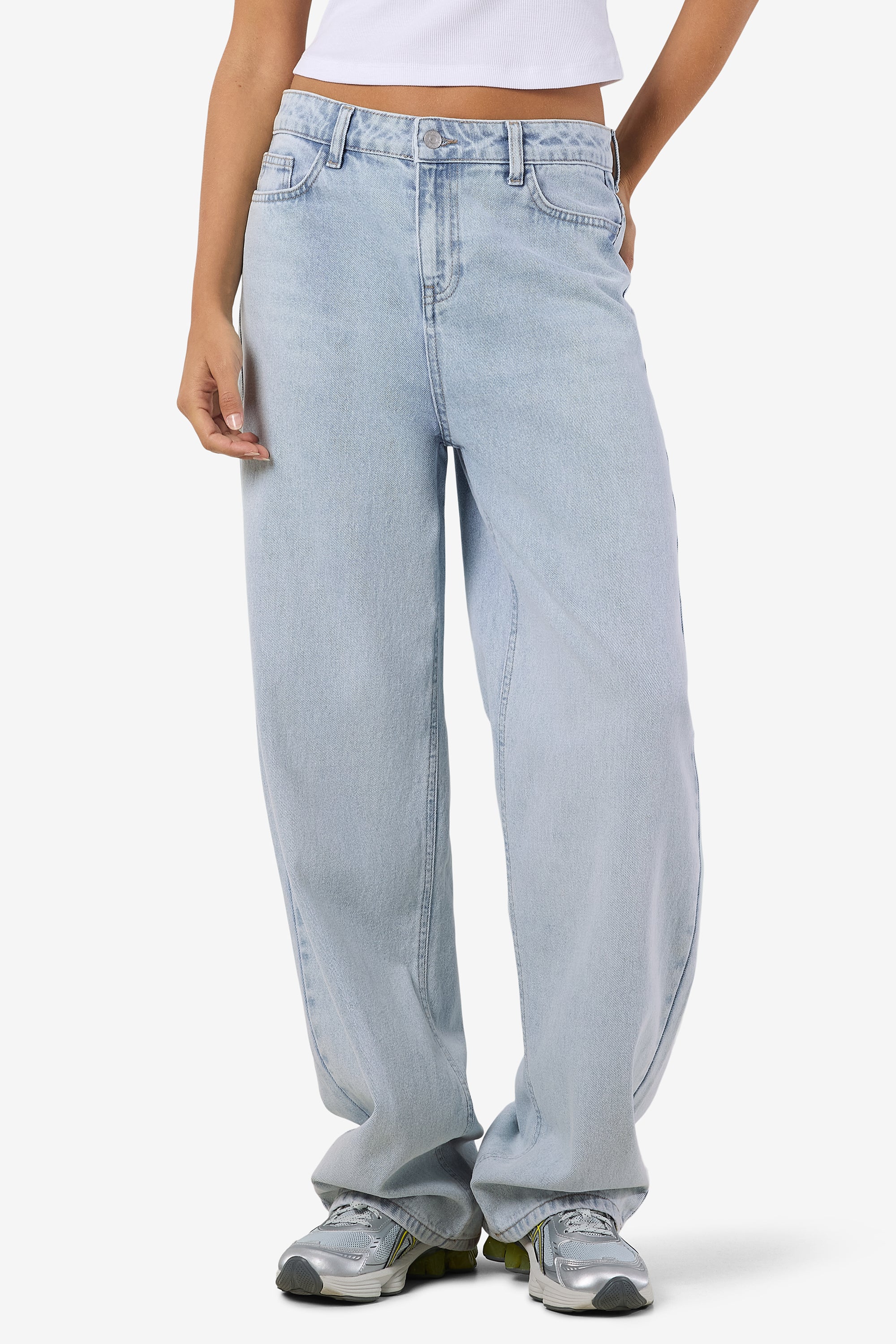 NMALEXA Regular Fit Jeans L34 - Light Blue