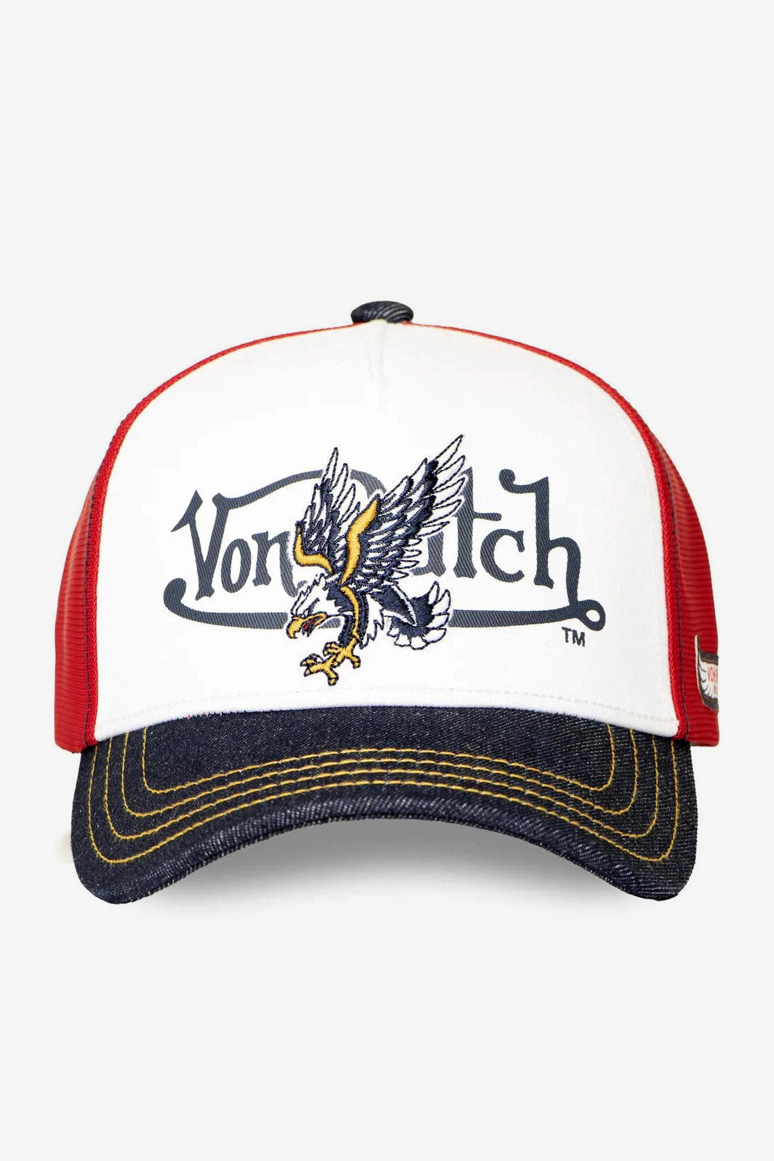 Cappellino trucker / snapback - White + Red + Blue