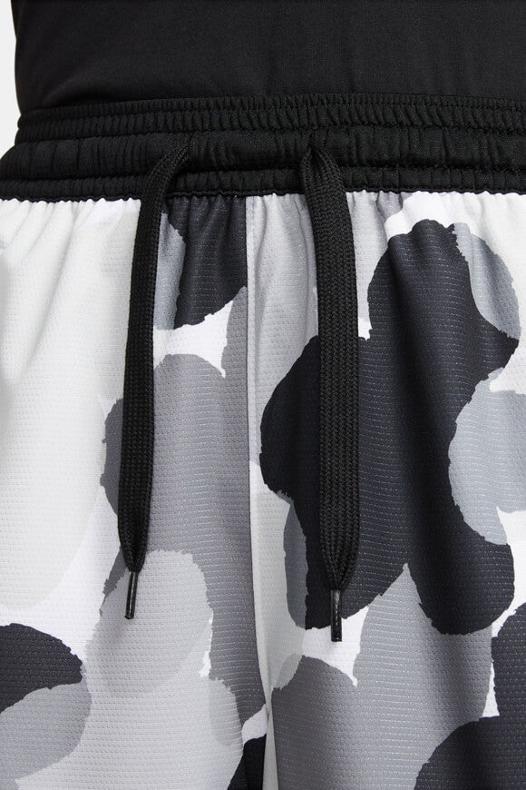 Mesh shorts - gray + black + white