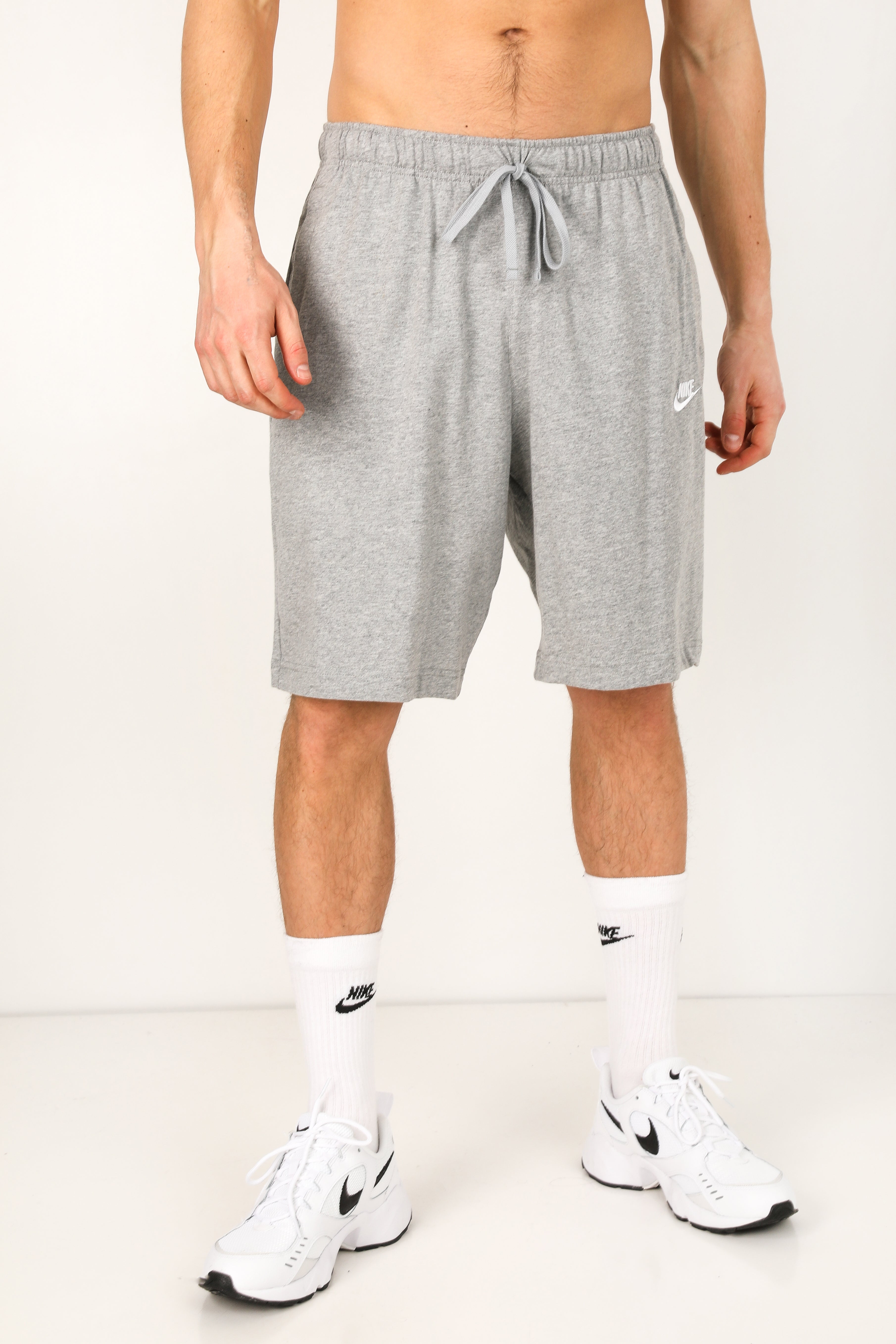 Sweatshorts - Hellgrau meliert