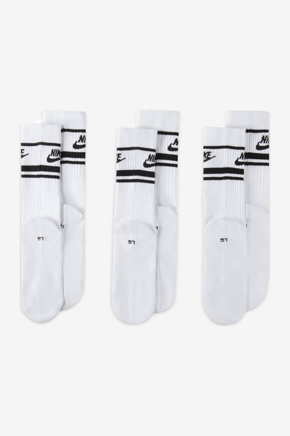 Lot de trois chaussettes - Blanc