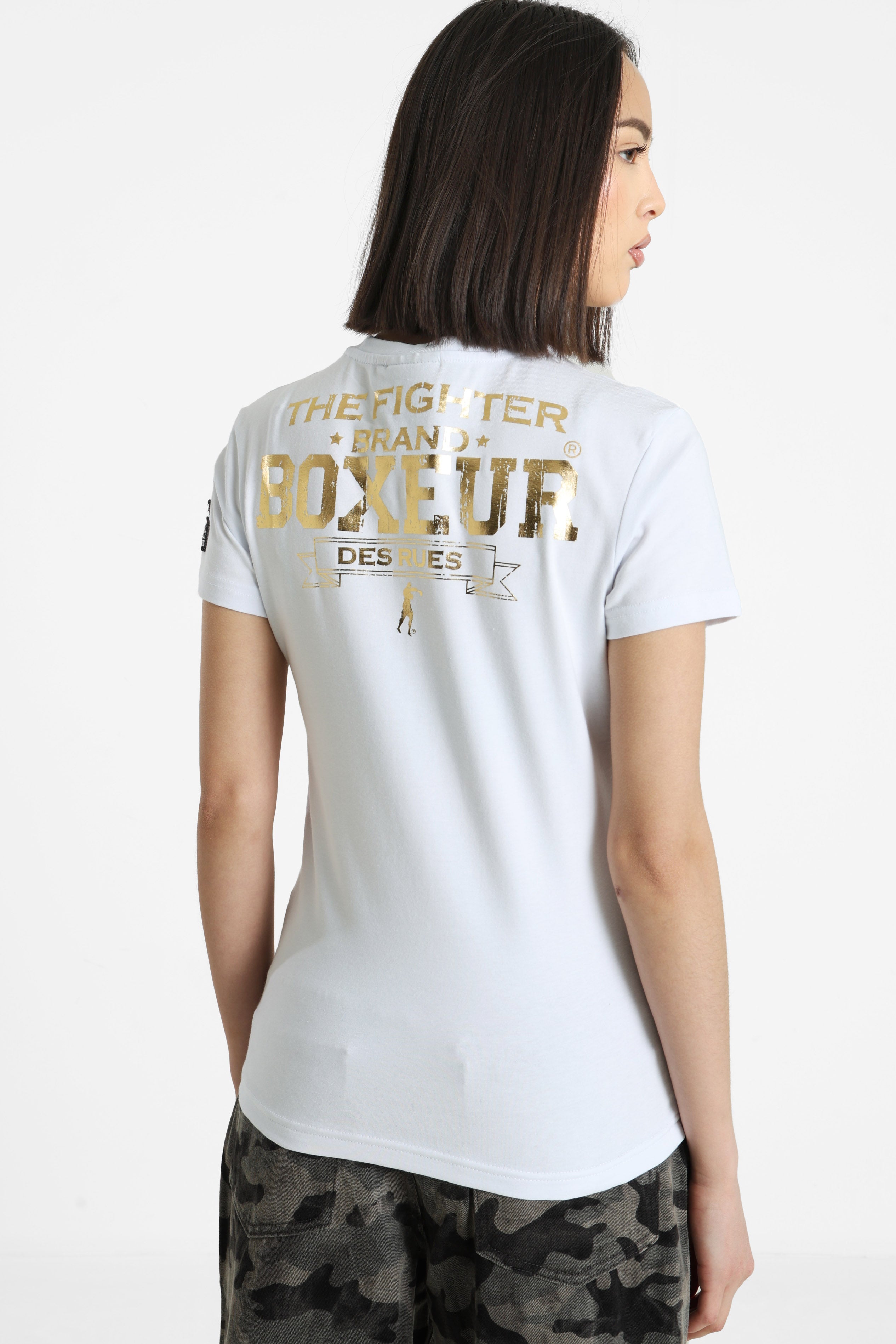 T-Shirt - White + Gold