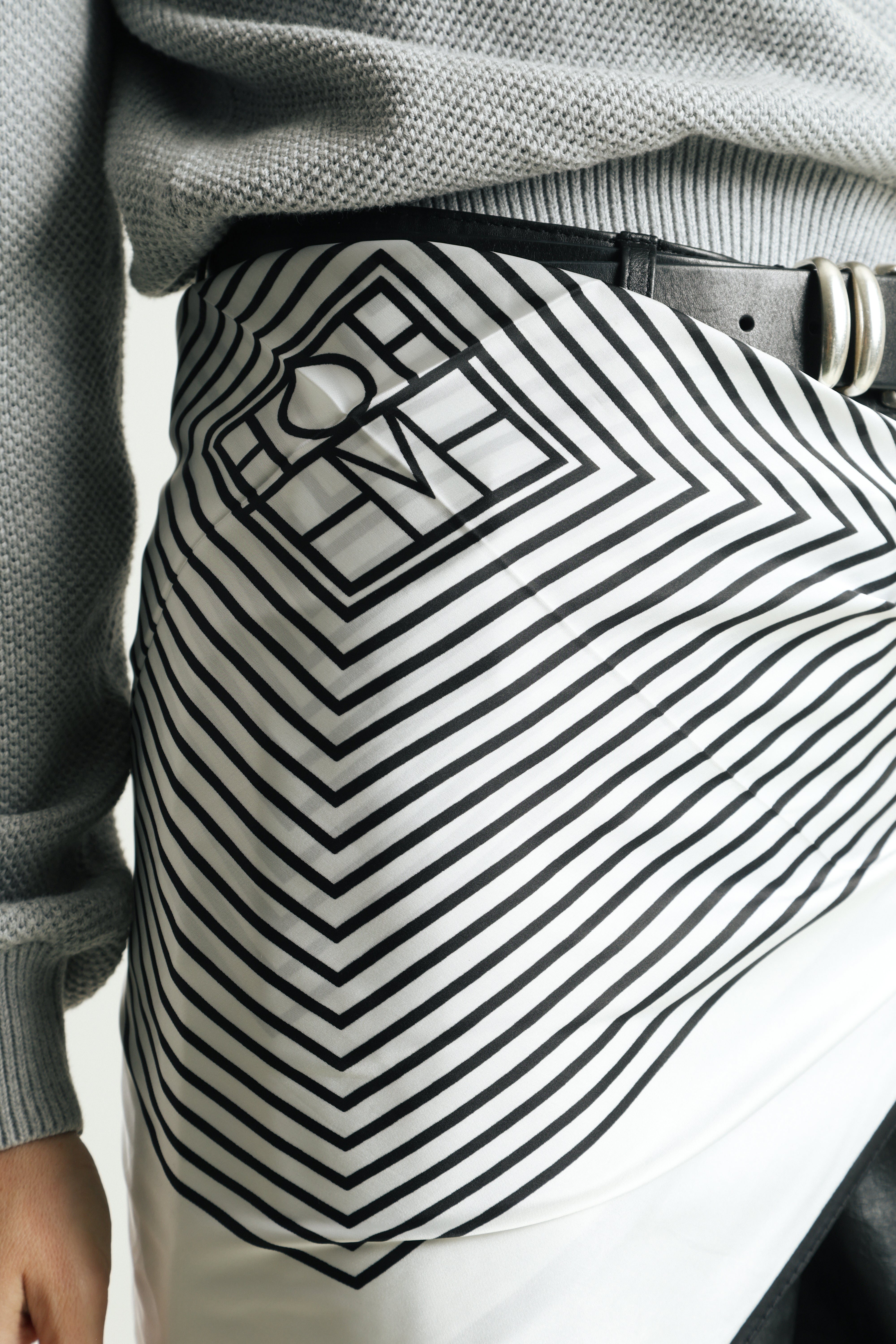 Foulard / écharpe - White + Black