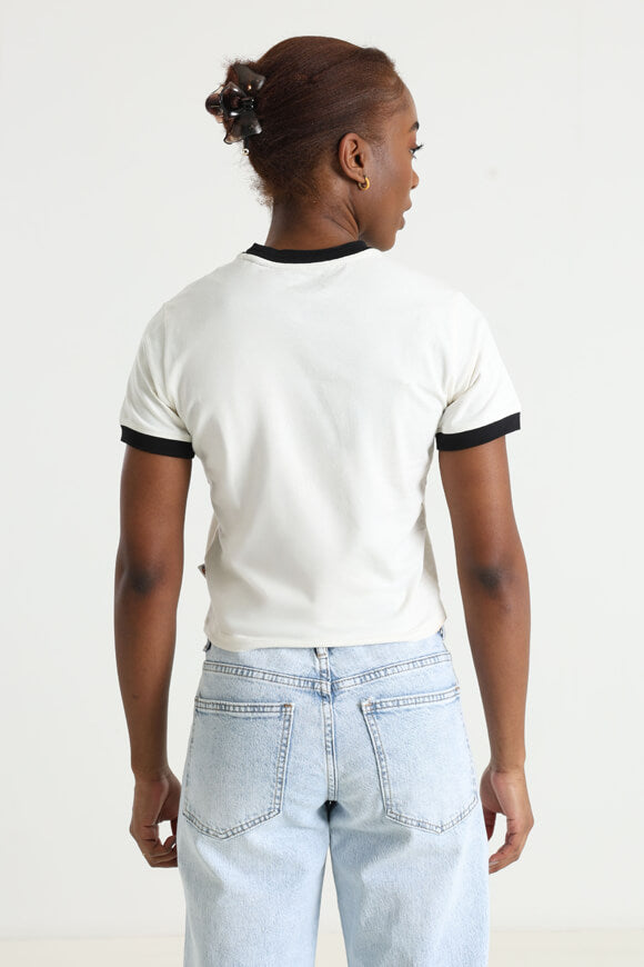 Ringer Lewistown t-shirt court - Egret