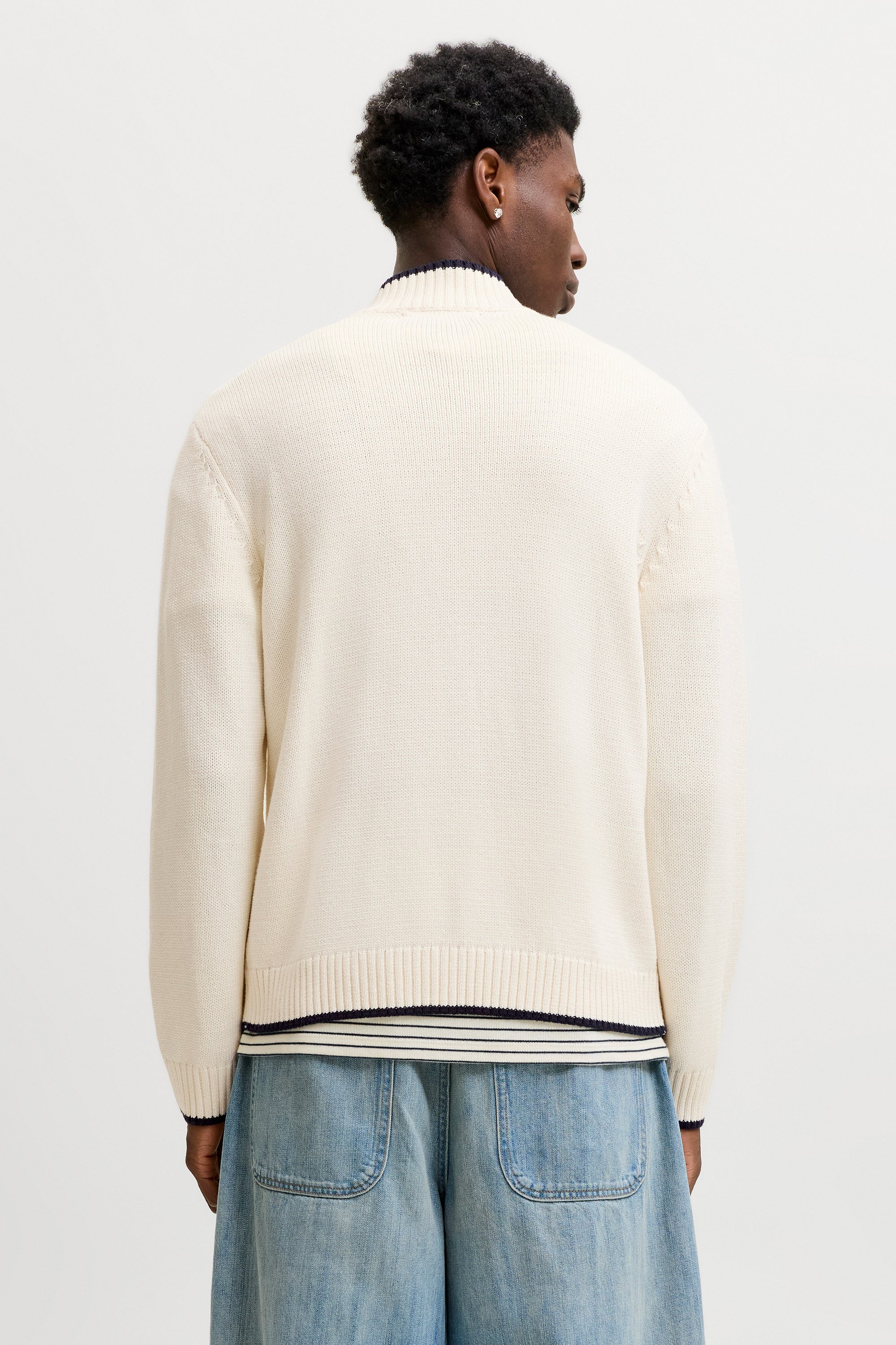 JORFREDERIKSBERG giacca in maglia - Sea Salt