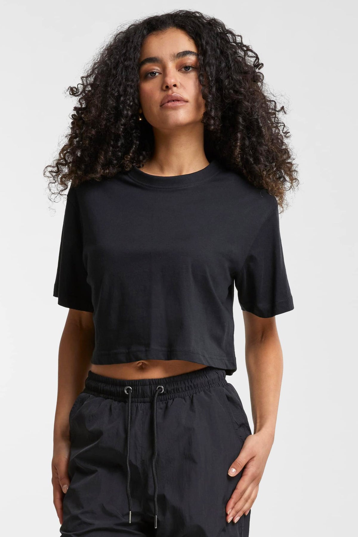 Crop T-Shirt - Black