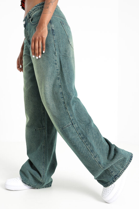Baggy Fit Jeans - Blau