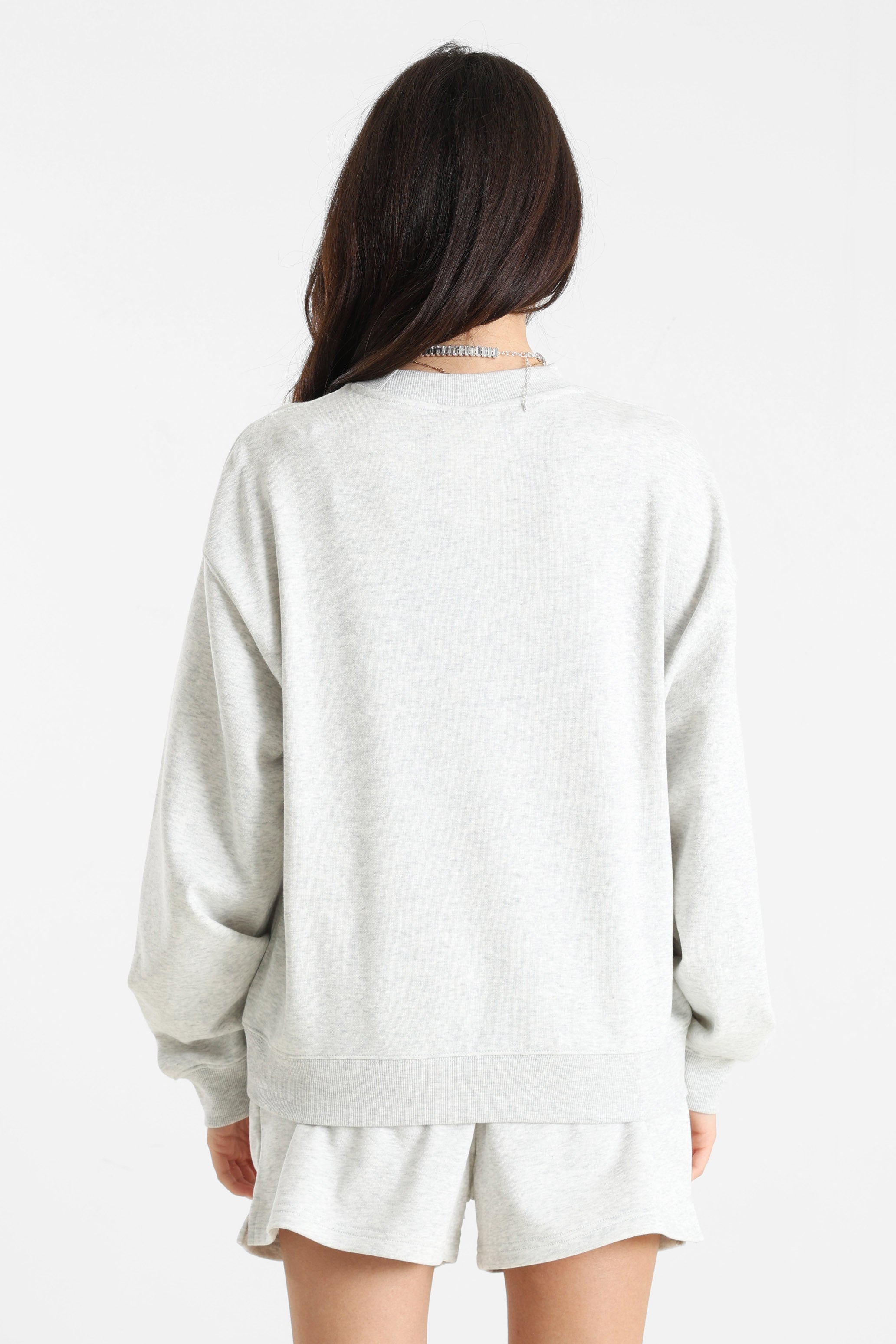 Sport Essentials French Terry Oversize Sweatshirt - Ash Heather