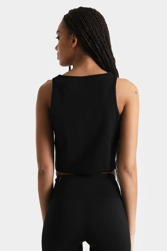 Crop tank top - Black