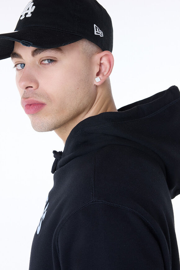 MLB Floral Graphic Hooded Sweatshirt - Black