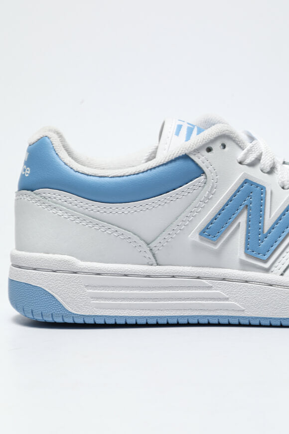 BB480 Sneaker - Weiss + Hellblau