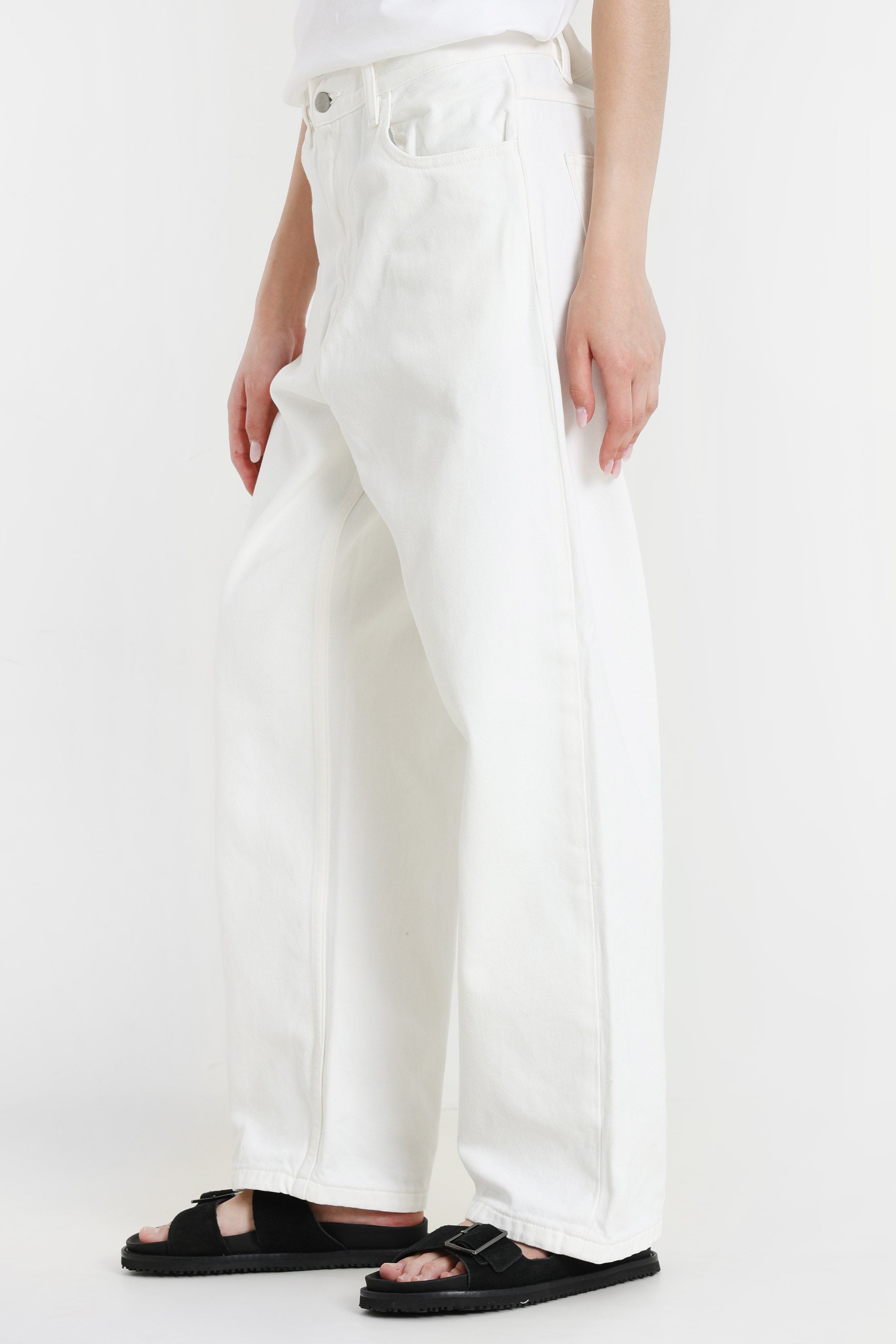 Brandon loose fit jeans - Offwhite