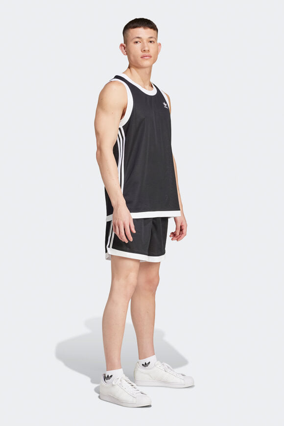 Short en maille Mock Eyelet - Noir