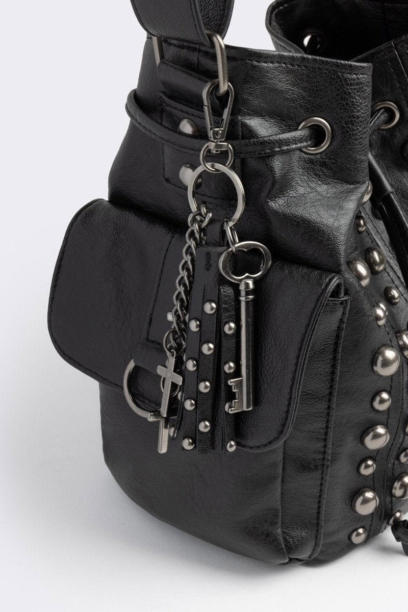 Kara Vegan Handtasche - Black