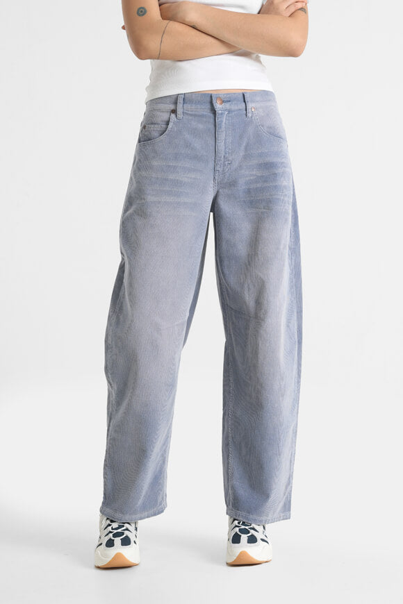 Corduroy pants - gray blue