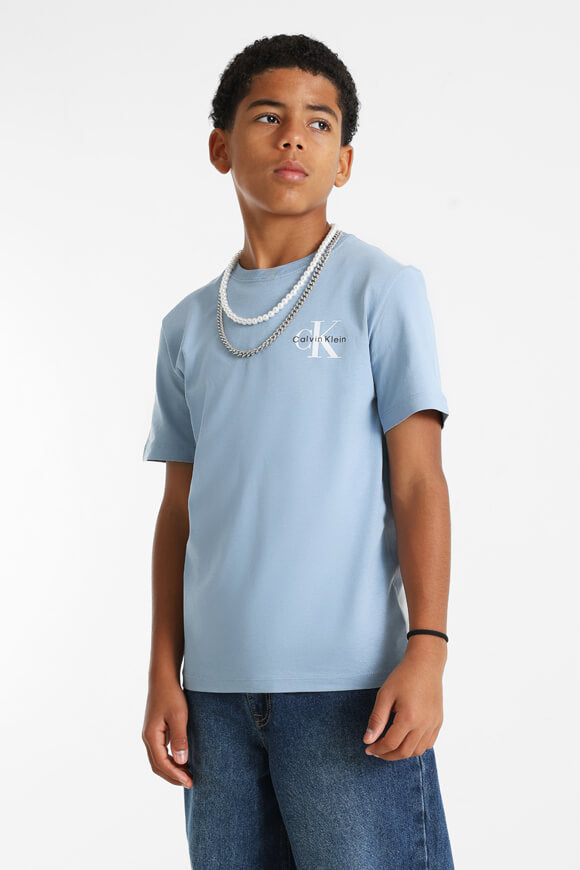 Maglietta Monologo - Denim sbiadito