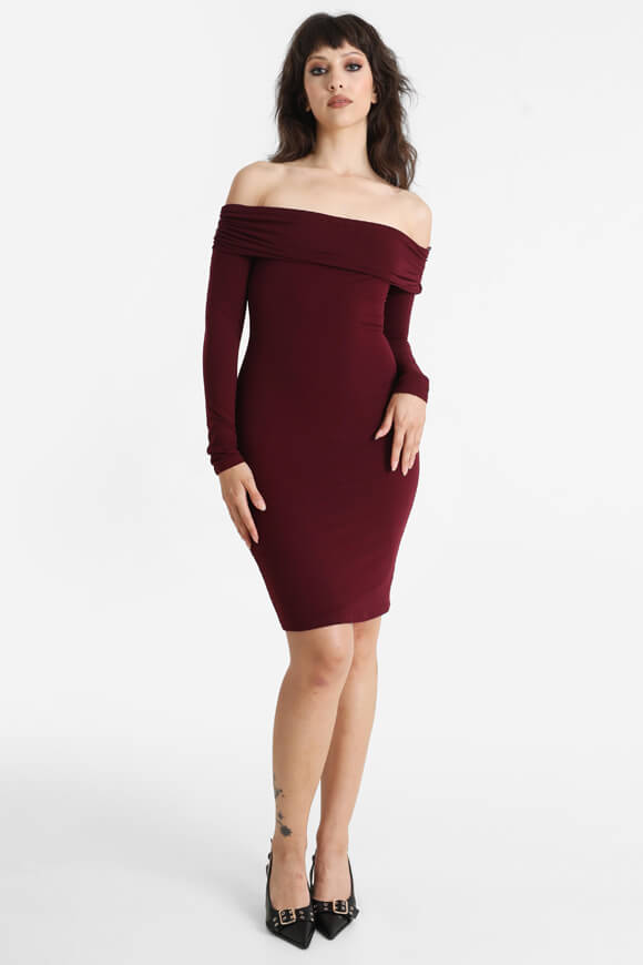 Mini-robe off shoulder - Bourgogne