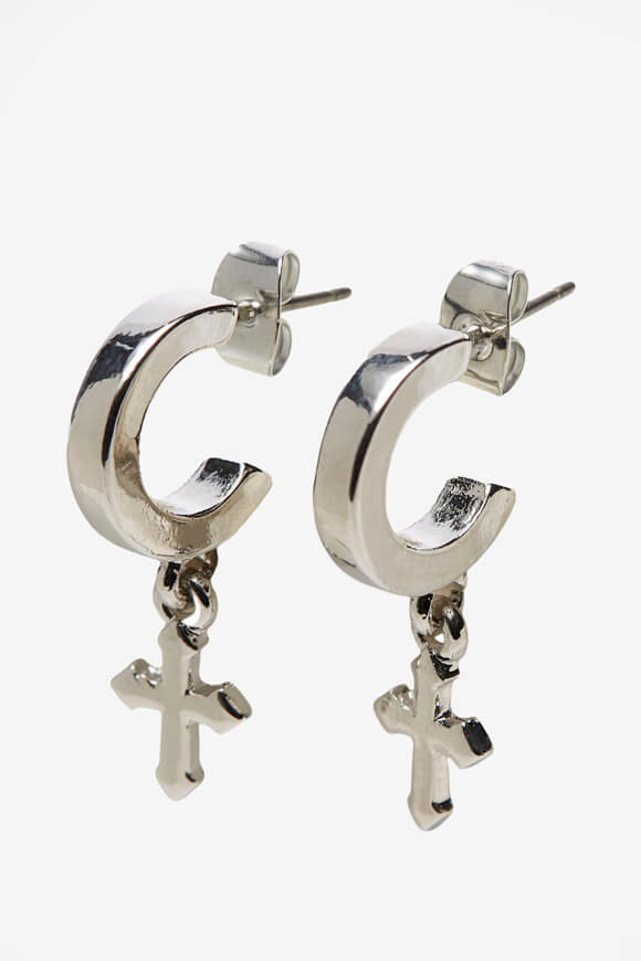 Lot de boucles d'oreilles - Argenté