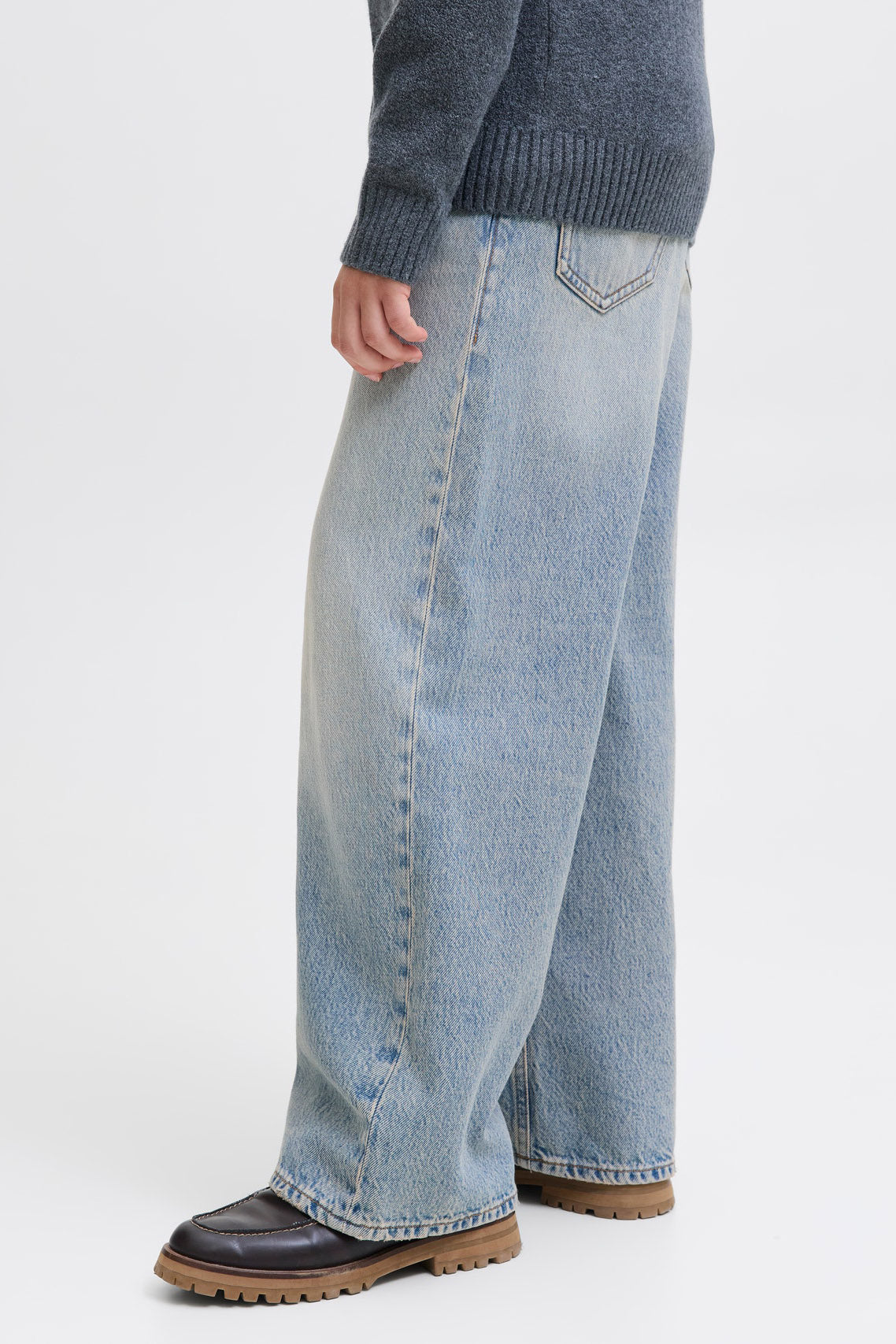 JJIDAVE Baggy Fit Jeans - Blue Medium Used