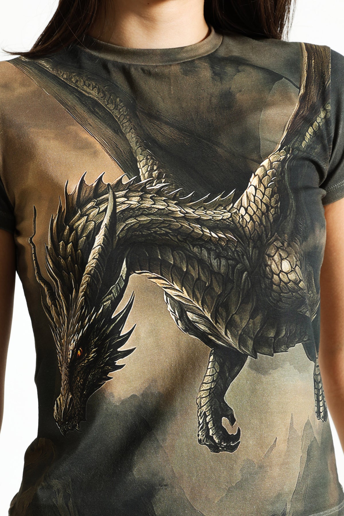 T-Shirt - Green + Brun