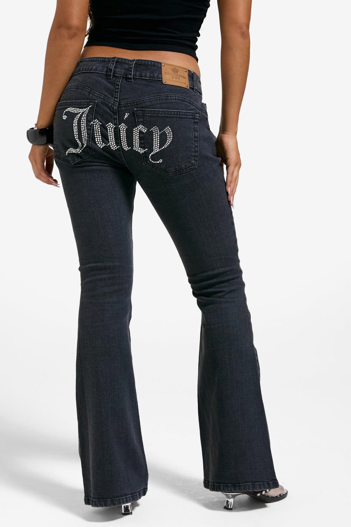 Jeans a zampa - Washed Black