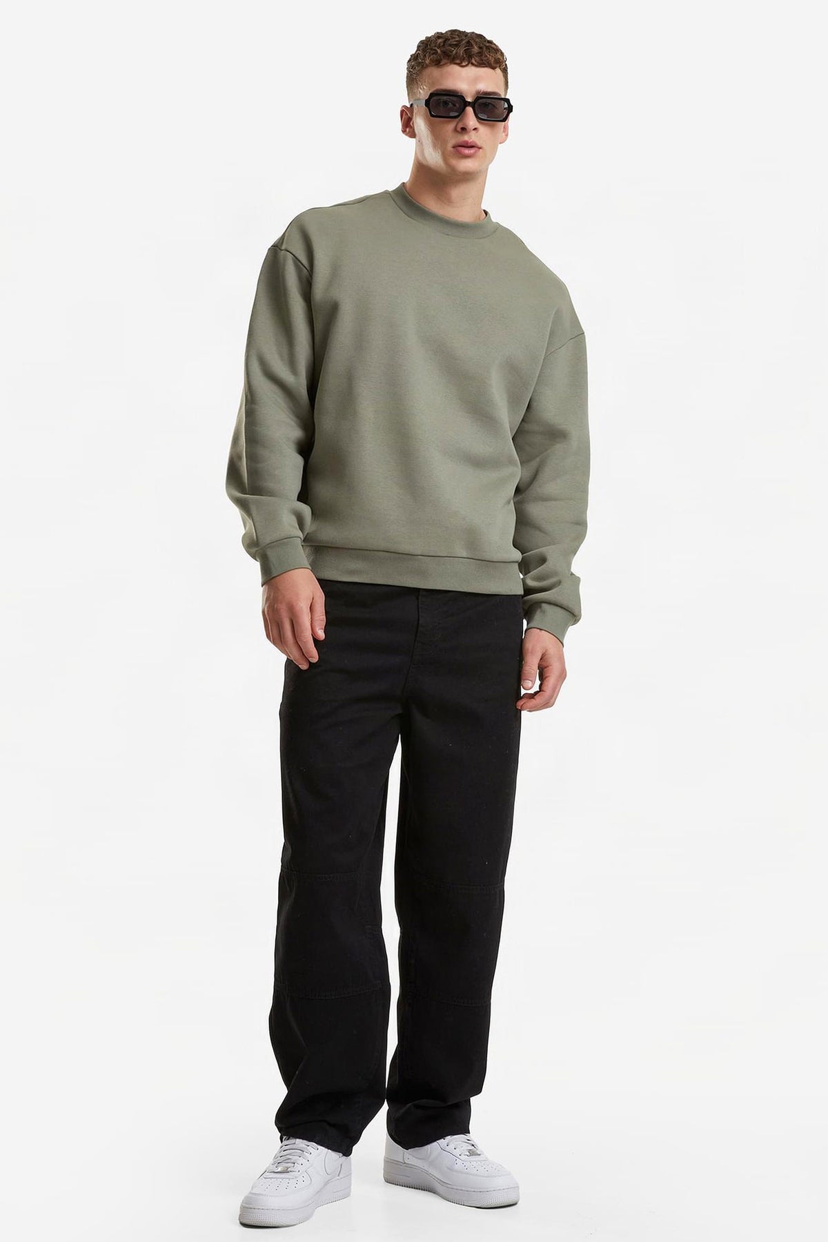Fluffy Sweatshirt - Paleolive