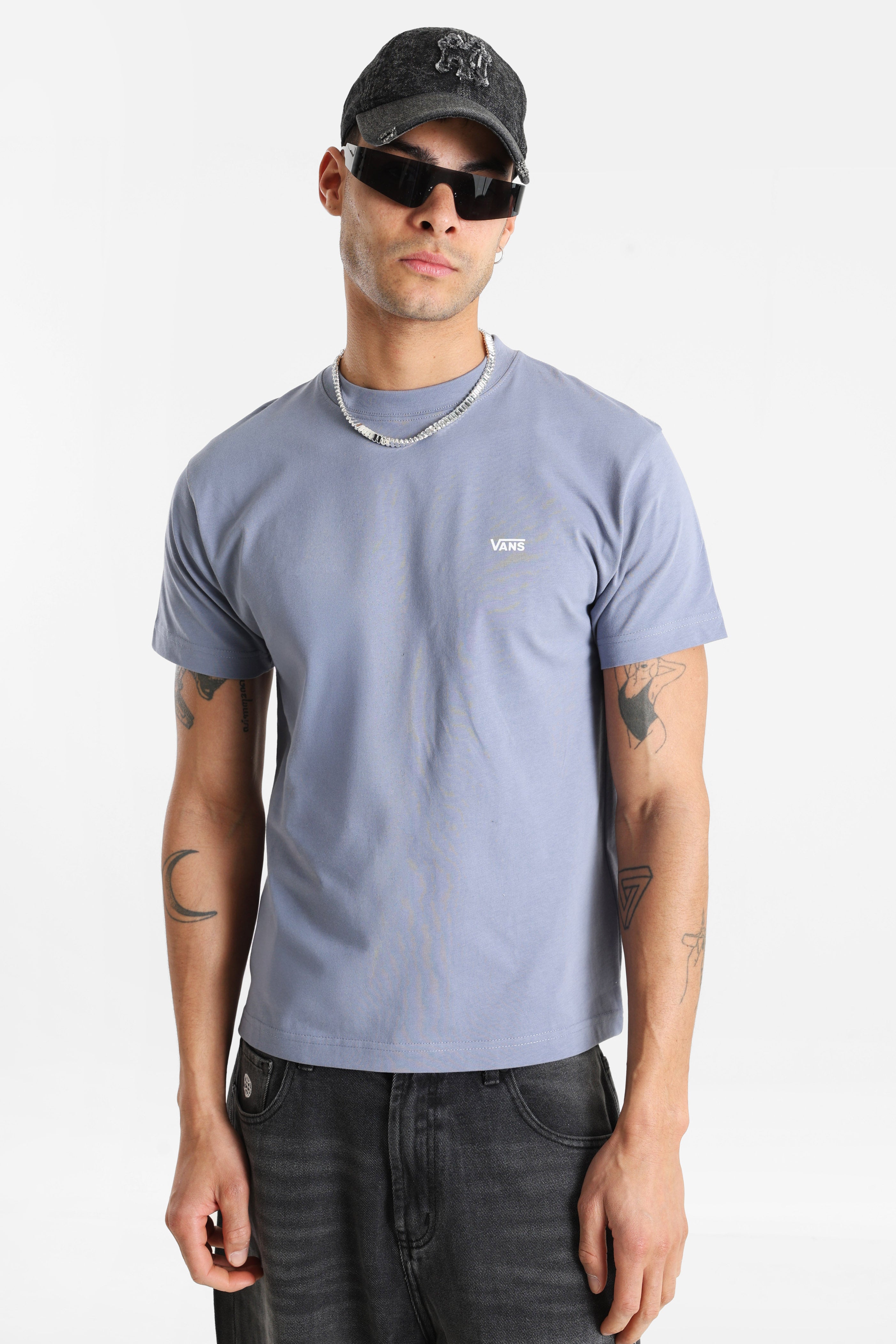 Left Chest T-Shirt - Glacial Slate