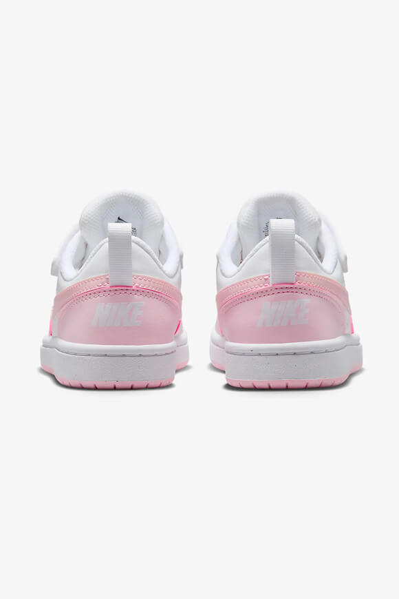 Court Borough Recraft Kids Sneaker - White + Pink Foam