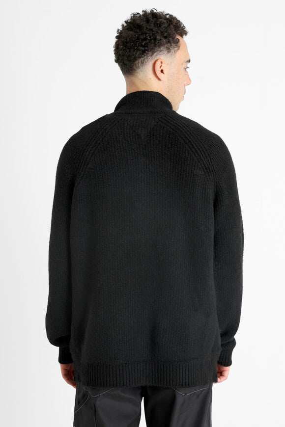 Pull en maille Raglan Badge - Black