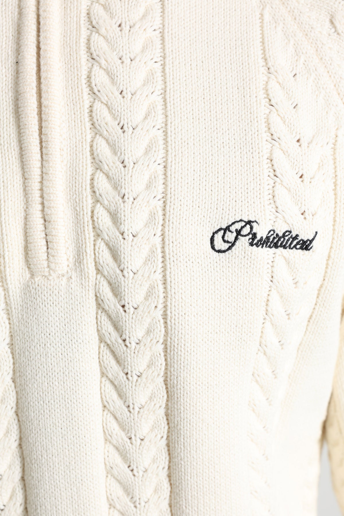 Knitted sweater - Cream