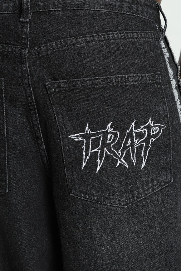 Loose fit jeans - black denim