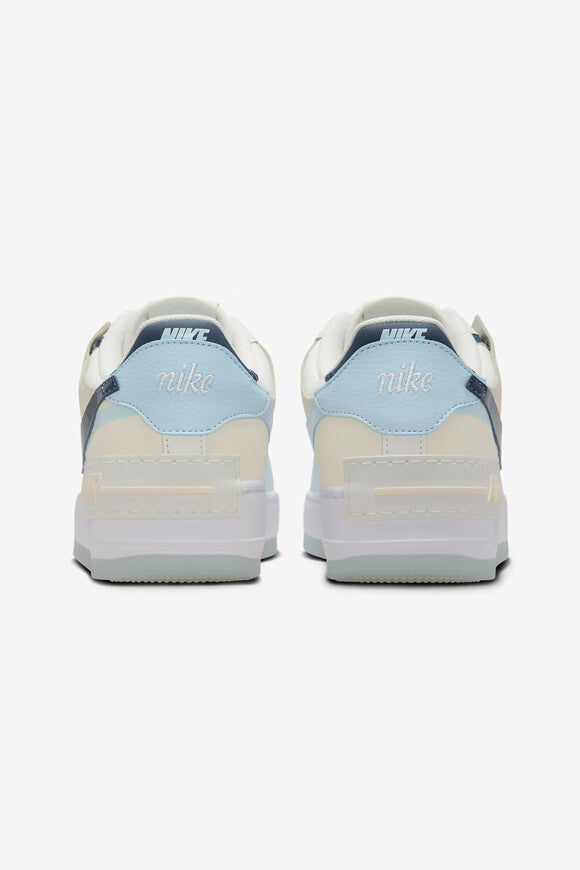 Air Force 1 Shadow Sneaker - Sail + Armory Navy + Glacier Blue