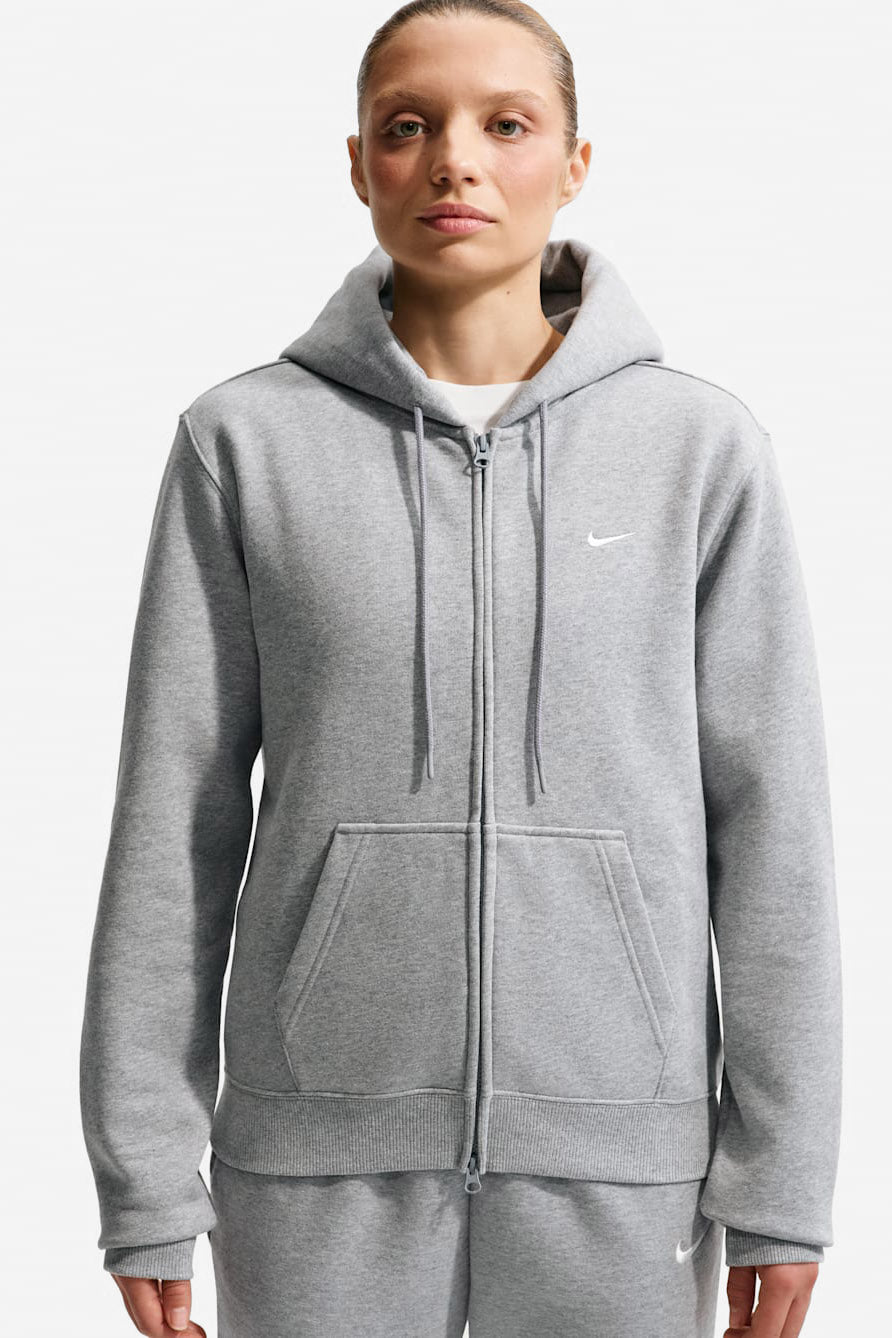 Hooded zip-up sweatshirt - Dark Grey Heather