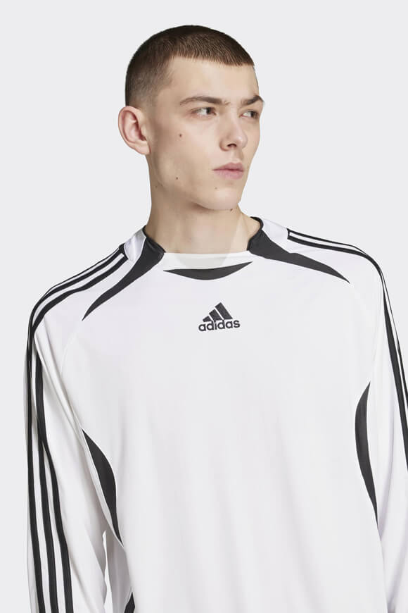 Teamgeist Adicolor Langarmshirt - White + Black