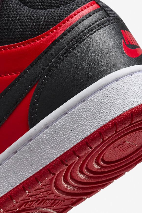 Sneaker Court Borough 2 - Rosso Università + Nero + Bianco