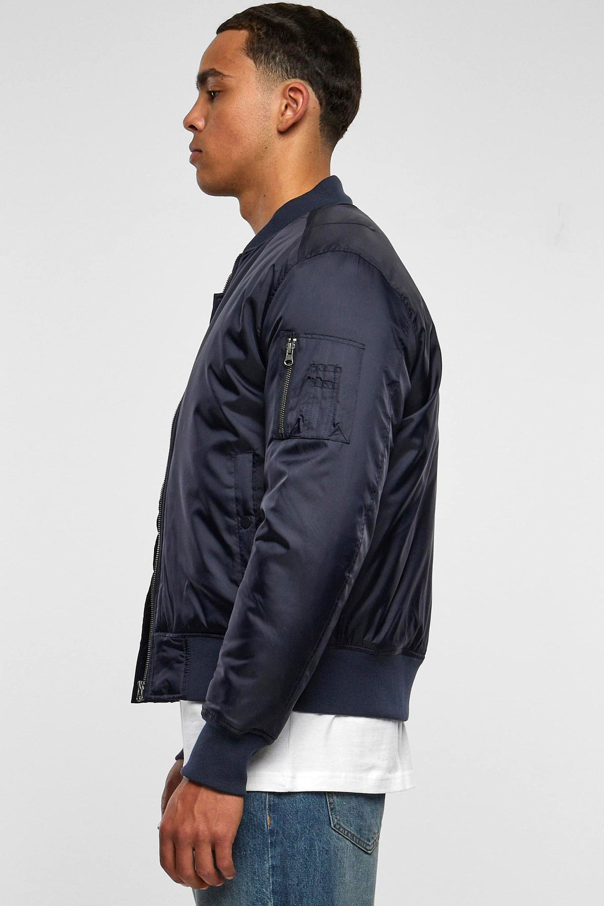 Giacca bomber imbottita - Navy