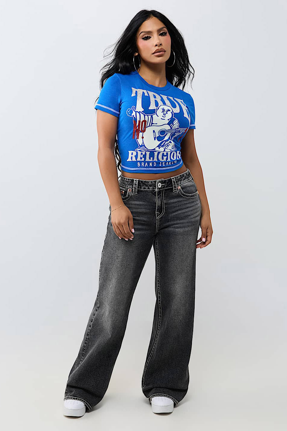 Jeans Bobbi a vestibilità larga - Meadow Ash