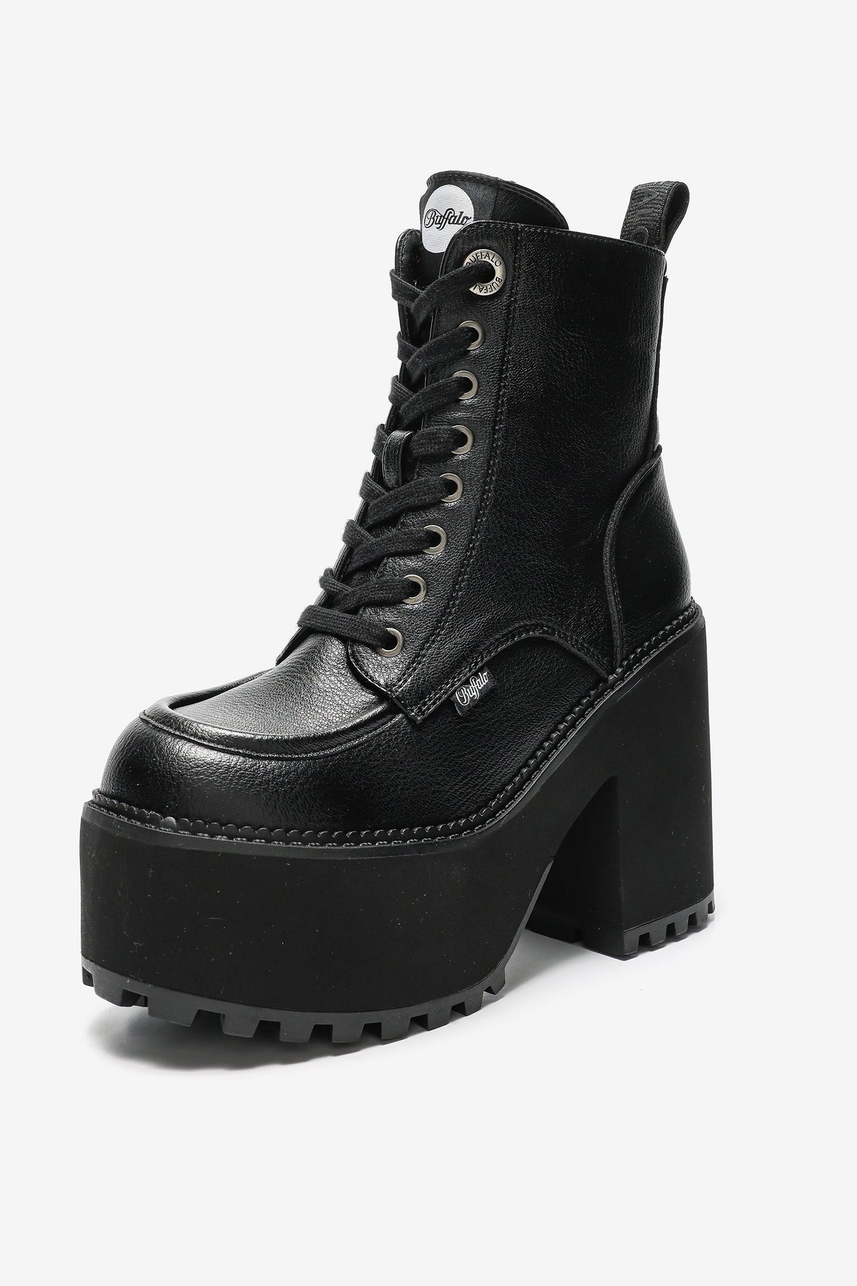 Vegan Killah winter platform ankle boots - Black