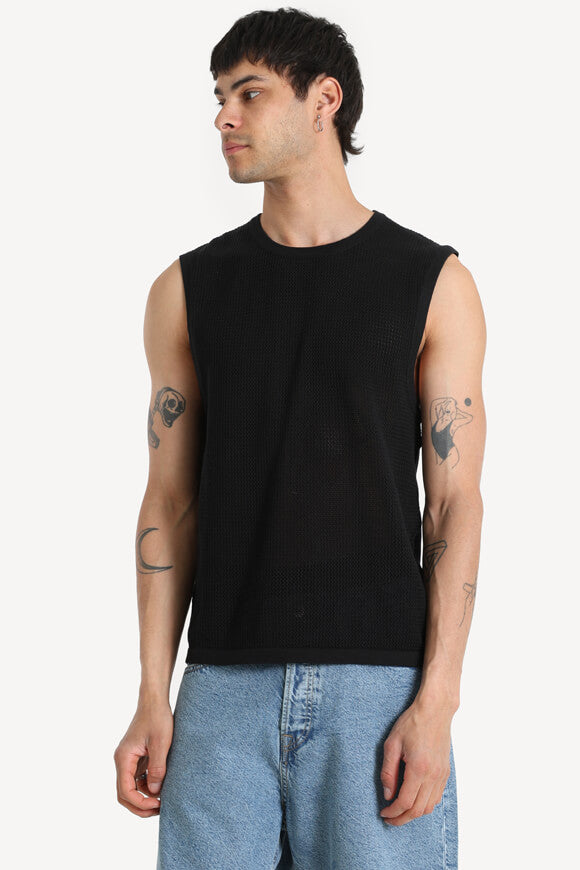 JCOSERENITY knitted tank top - Black